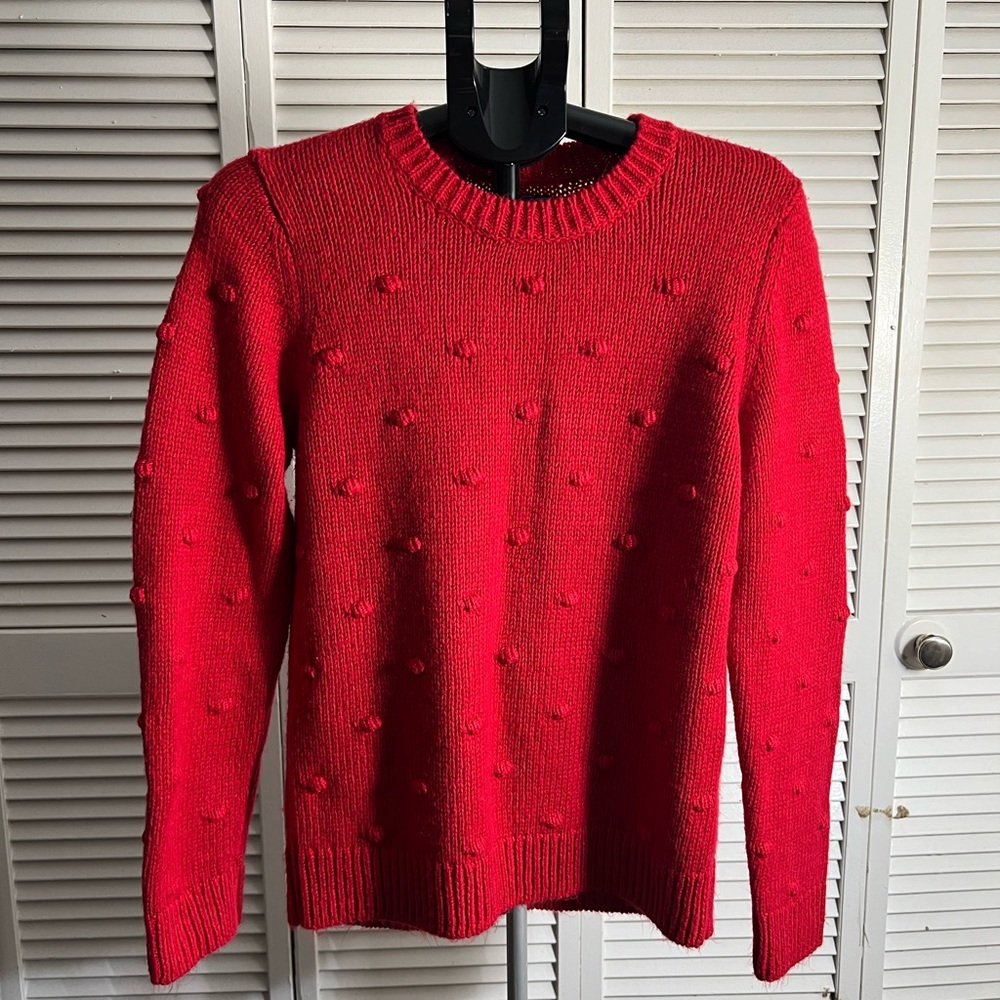 Lucky Brand Red Knit Pullover